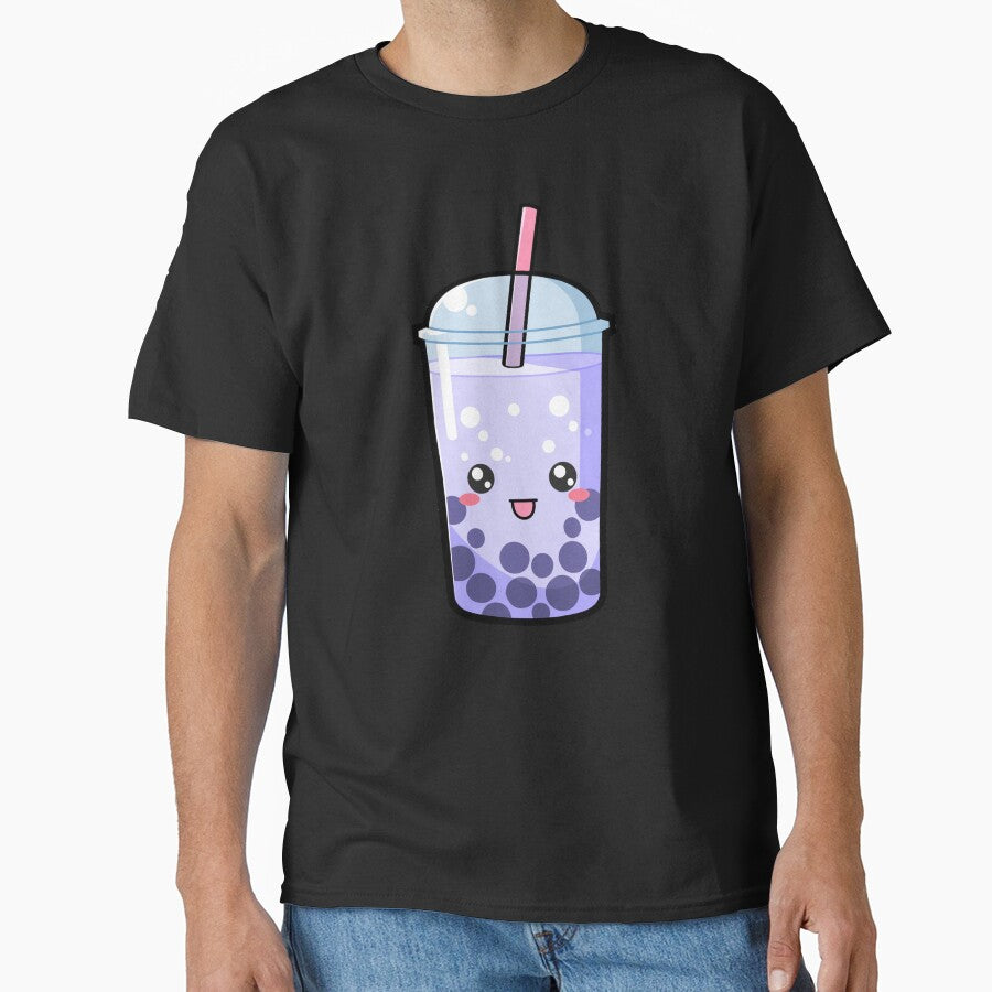 Kawaii Boba Tea Blue - Anime Shirt by KAIGAME Art Hoodie, Sweatshirt | BlankRebels.com (Image 1)