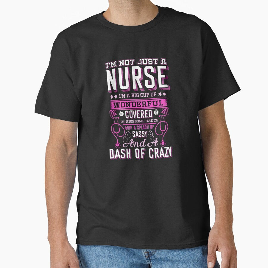 I'm Not Just A Nurse by SimplyCosmic11 T-Shirts, Hoodie, Sweatshirt | BlankRebels.com (Image 1)
