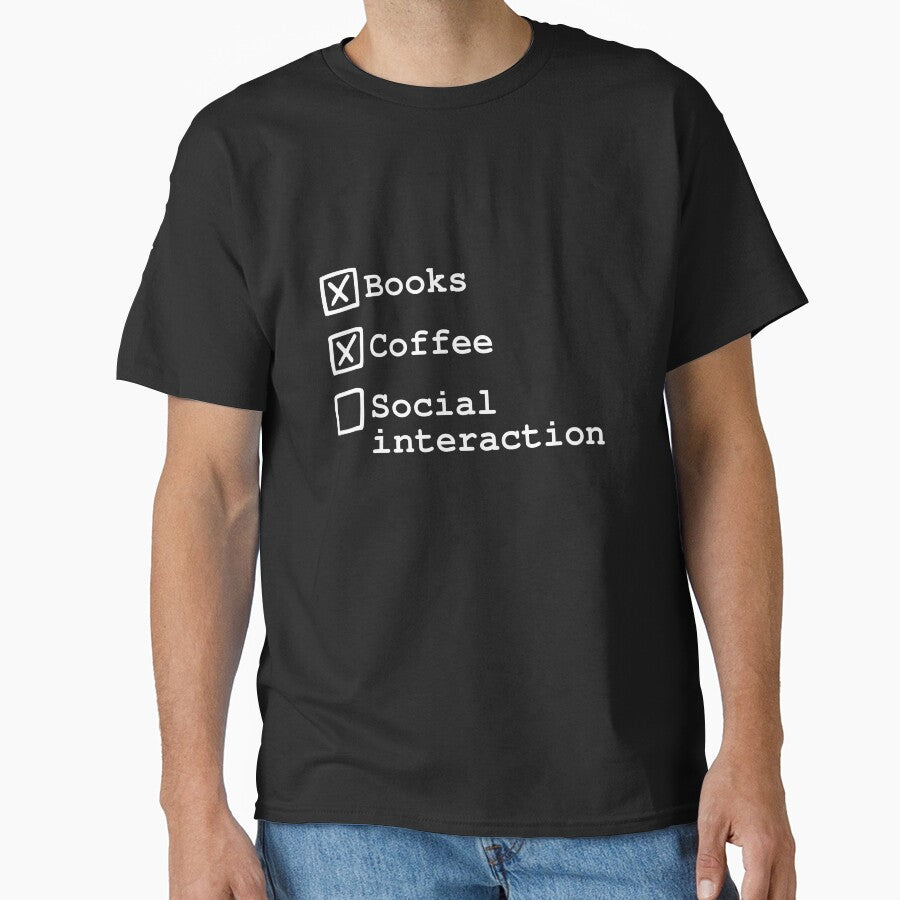 Introvert Club Checklist - Minimalist Aesthetic Art by SerenHuman T-Shirts, Hoodie, Sweatshirt | BlankRebels.com (Image 1)