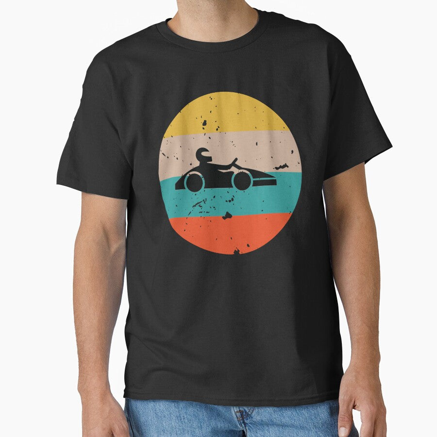 Vintage Retro Carting Racer, Funny Go Kart, Go karting, Funny racing by Aerial Addicts T-Shirts, Hoodie, Sweatshirt (Image 1)