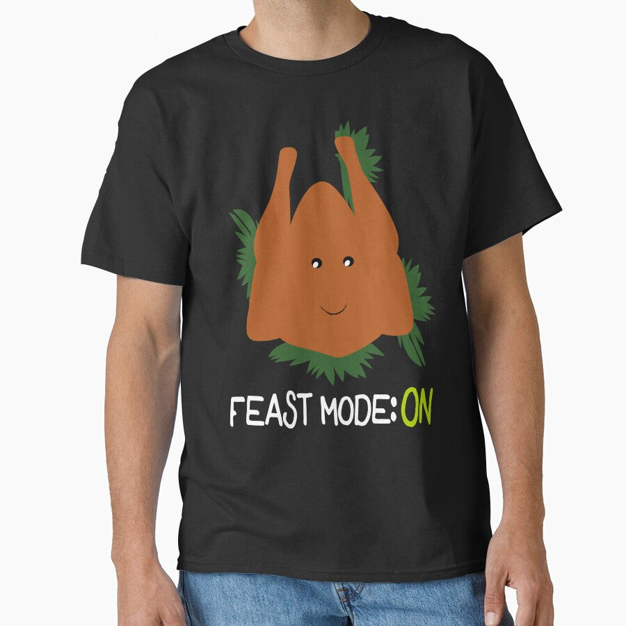 Feast Mode ON - Thanksgiving Turkey by ViVedX T-Shirts, Hoodie, Sweatshirt | BlankRebels.com (Image 1)