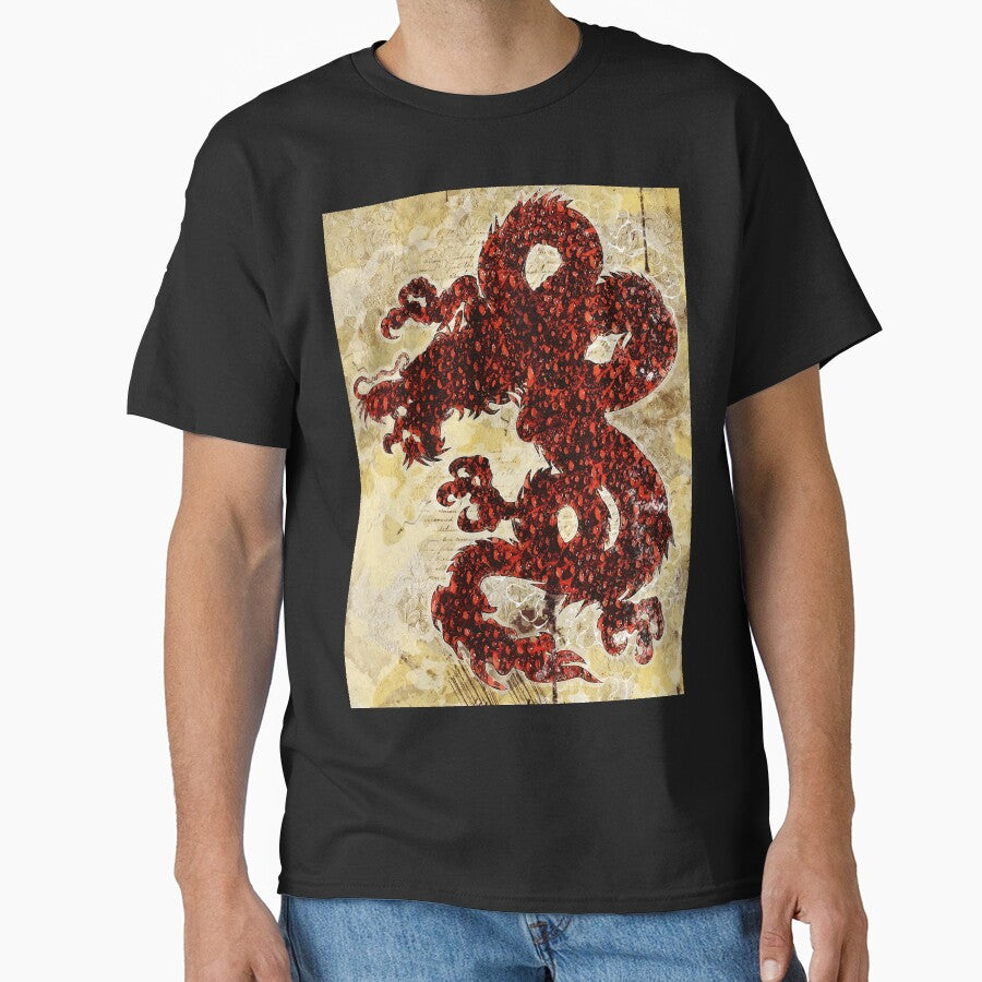 Abstract color print red dragon by artdragongift 15 T-Shirts, Hoodie, Sweatshirt | BlankRebels.com (Image 1)