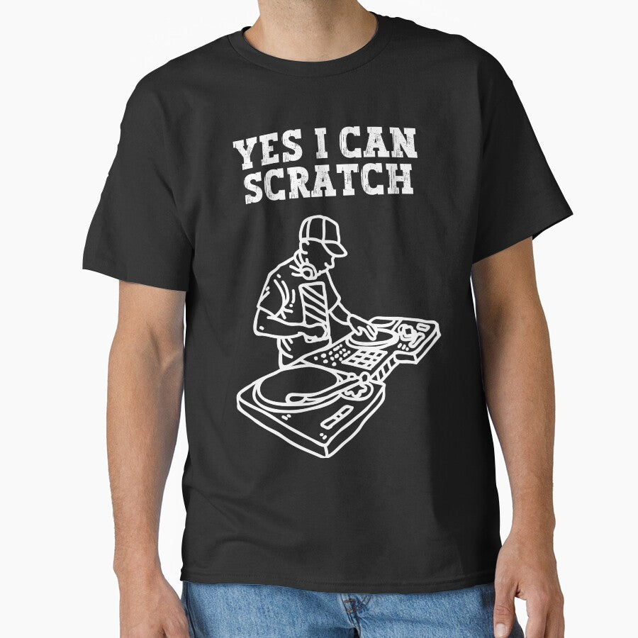 Yes I Can Scratch - Aesthetic Art For DJ by Raccoon's World T-Shirts, Hoodie, Sweatshirt | BlankRebels.com (Image 1)