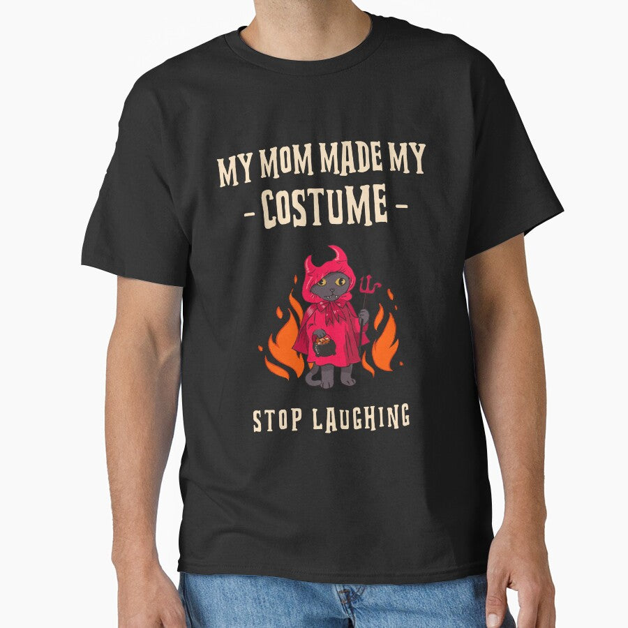 Funny Black Cat in a Halloween Custom by Mariana Piana T-Shirts, Hoodie, Sweatshirt | BlankRebels.com (Image 1)