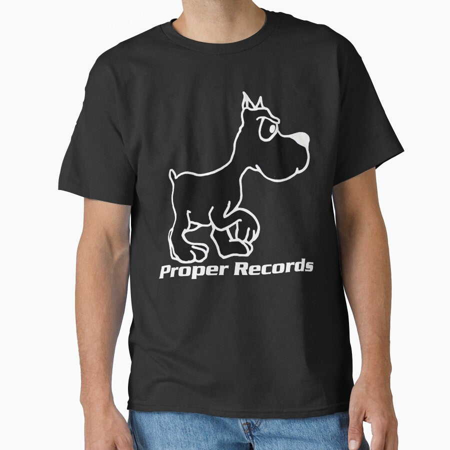 Proper Records logo by Gaz Jarman T-Shirts, Hoodie, Sweatshirt | BlankRebels.com (Image 1)