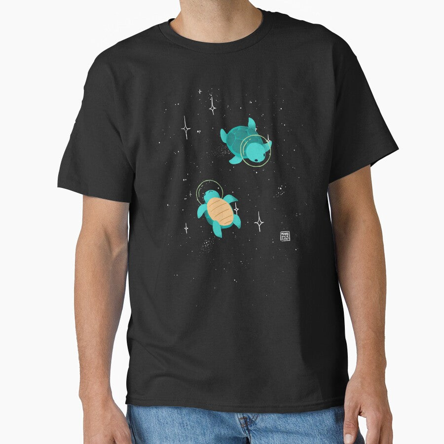 Space Turtles by Maike Vierkant - Connecting the Cute and the Nerdy T-Shirts, Hoodie, Sweatshirt | BlankRebels.com (Image 1)