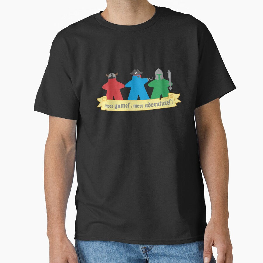 More games, more adventures! by AventurerosLúdicos T-Shirts, Hoodie, Sweatshirt | BlankRebels.com (Image 1)