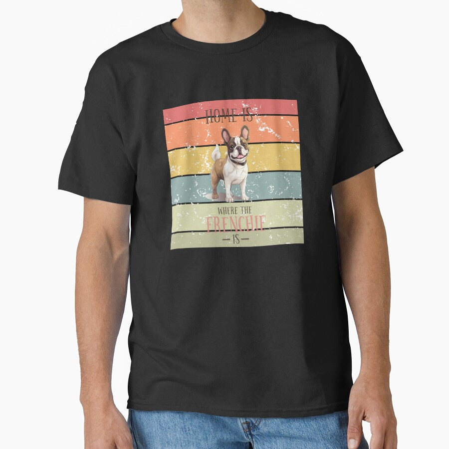 French Bulldog Retro Sunset Vintage Dog Lover Cute Pet Gift by darunwan T-Shirts, Hoodie, Sweatshirt (Image 1)