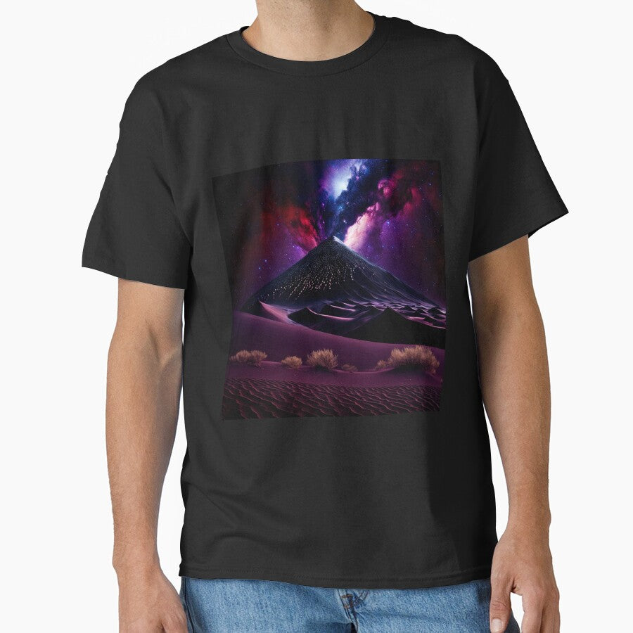 Fantasy Landscape, Pyramid Art by Fantasy Masterpiece T-Shirts, Hoodie, Sweatshirt | BlankRebels.com (Image 1)