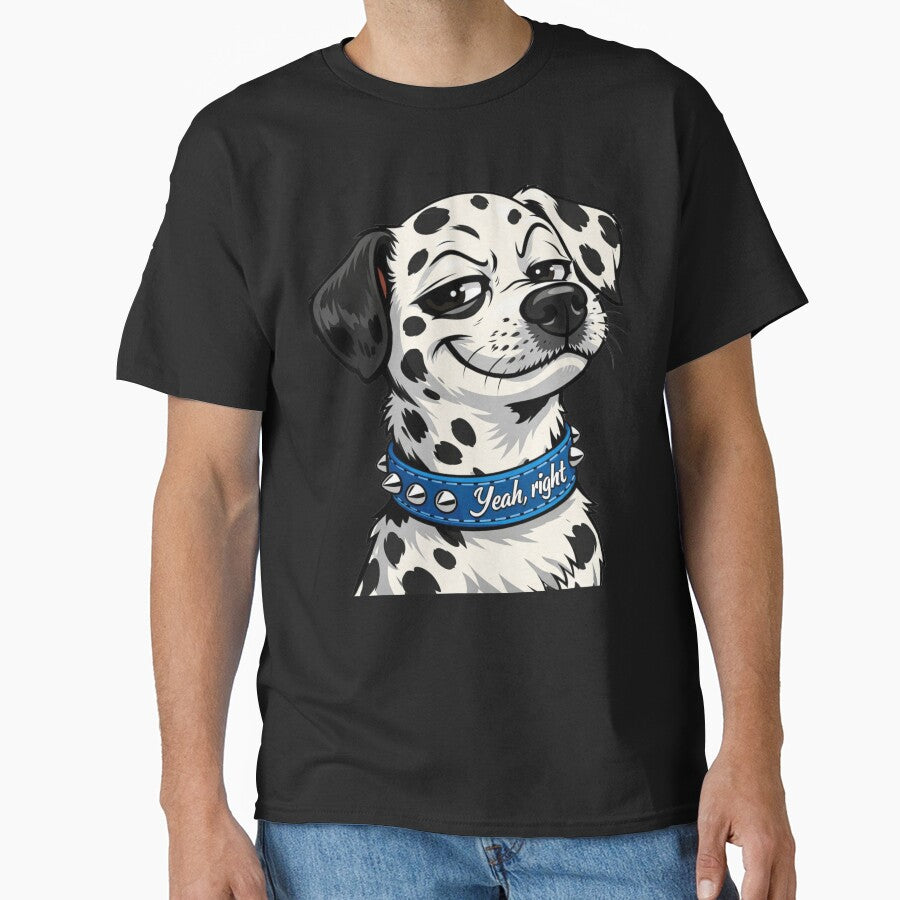 Sarcastic Dalmatian Cartoon Dog by Snurly T-Shirts, Hoodie, Sweatshirt | BlankRebels.com (Image 1)