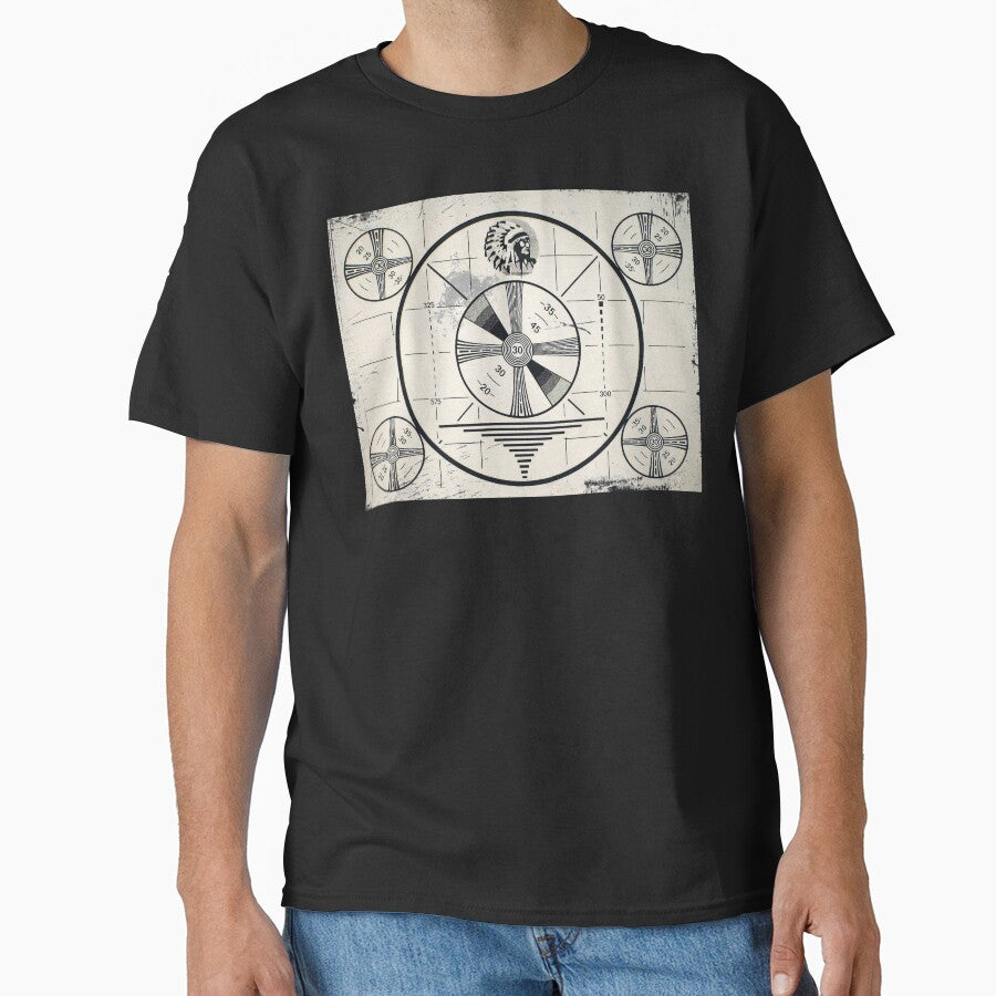 Retro TV Monoscope Test Pattern by Glimmersmith T-Shirts, Hoodie, Sweatshirt | BlankRebels.com (Image 1)