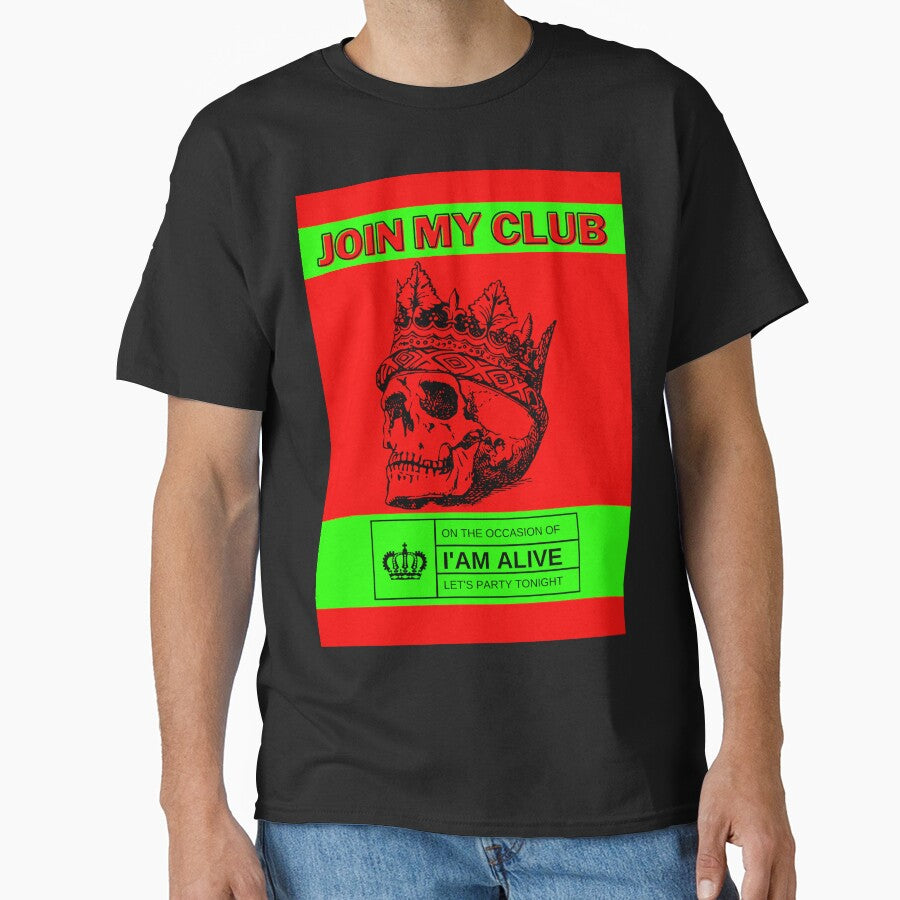 Join My Club Skull Graphic by MotionWaves T-Shirts, Hoodie, Sweatshirt | BlankRebels.com (Image 1)