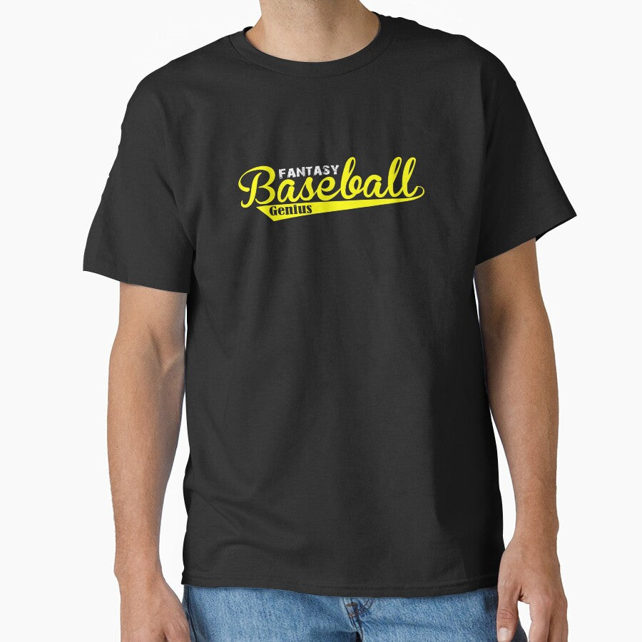 Fantasy Baseball Design Fantasy GEnius by drwigglebutts T-Shirts, Hoodie, Sweatshirt | BlankRebels.com (Image 1)