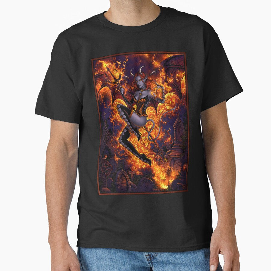 Fire of Halloween by Candra Gloomblade T-Shirts, Hoodie, Sweatshirt | BlankRebels.com (Image 1)