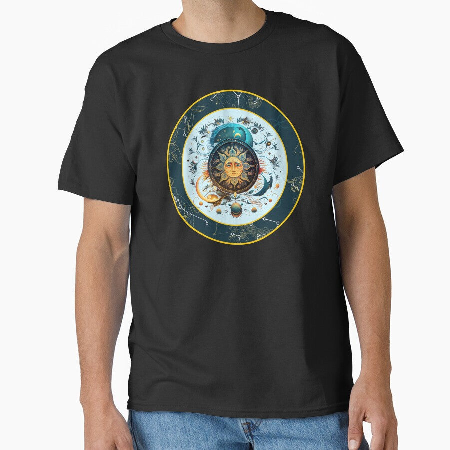 Celestial Sun and Moon by MysticOzzy T-Shirts, Hoodie, Sweatshirt | BlankRebels.com (Image 1)