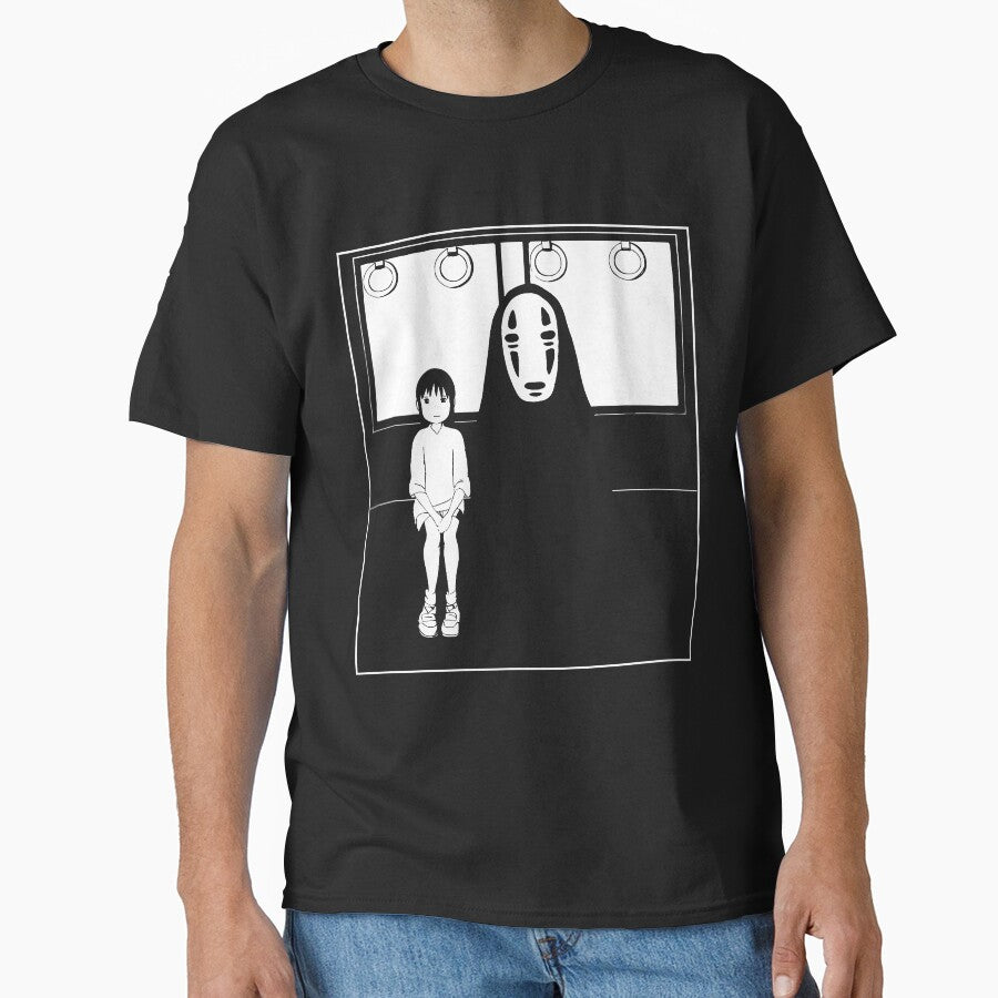 Chihiro and Kaonashi by gogopachinko T-Shirts, Hoodie, Sweatshirt | BlankRebels.com (Image 1)