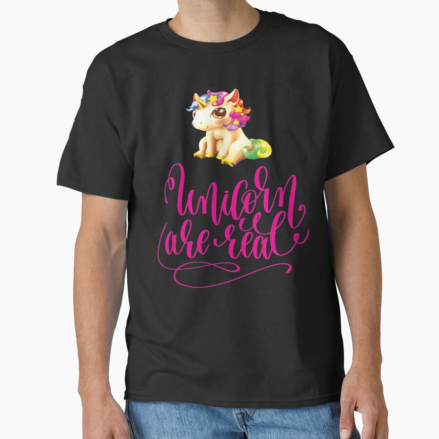 Unicorn Are Real  Kid Art Inspirational Quote by ProjectX23 T-Shirts, Hoodie, Sweatshirt | BlankRebels.com (Image 1)