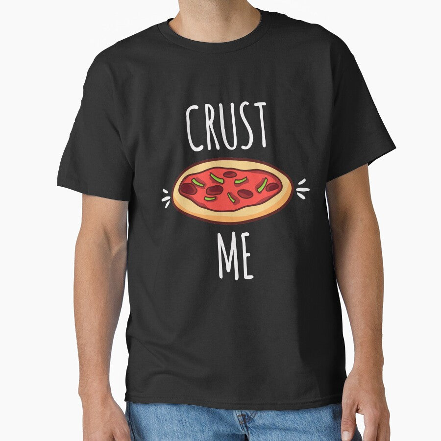 Funny Pizza Shirts Crust Me For Pizza Lovers Pizza Party Clothing by Leopardman25 Hoodie, Sweatshirt (Image 1)