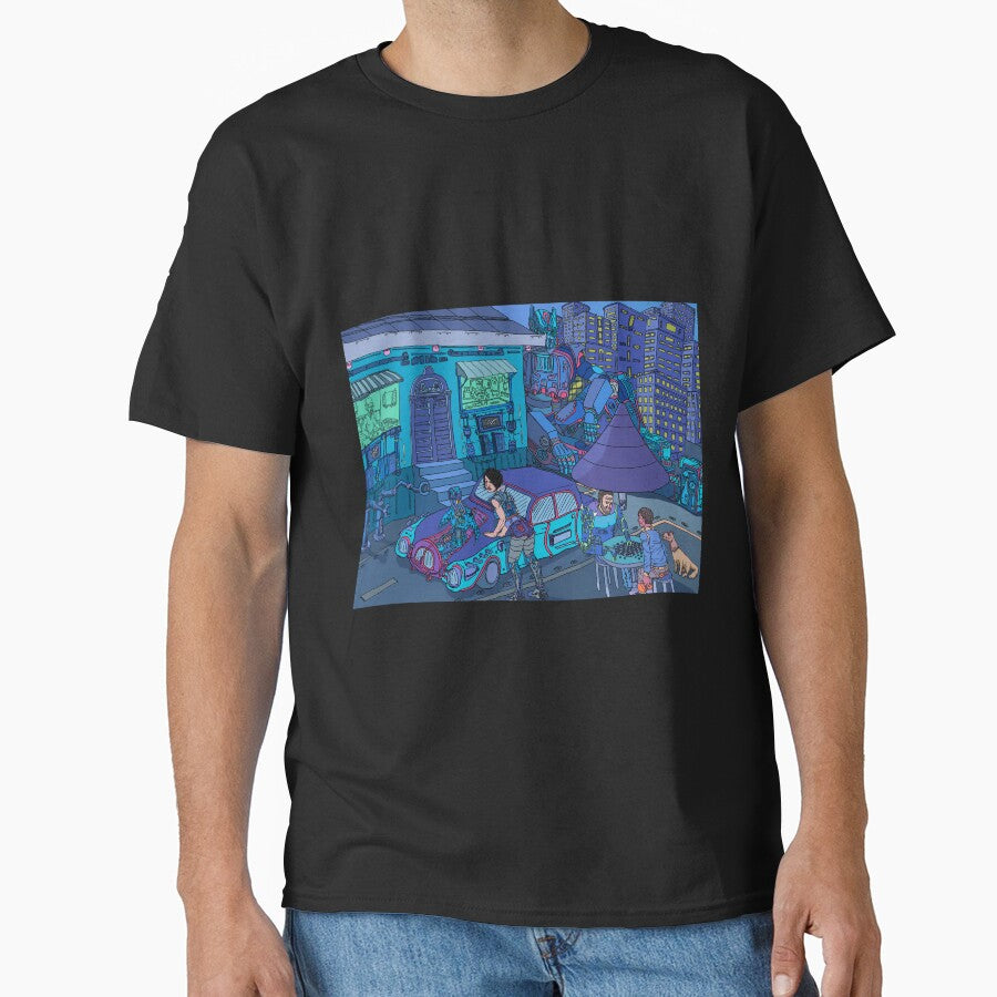 Cyber Funk City by L4standy T-Shirts, Hoodie, Sweatshirt | BlankRebels.com (Image 1)