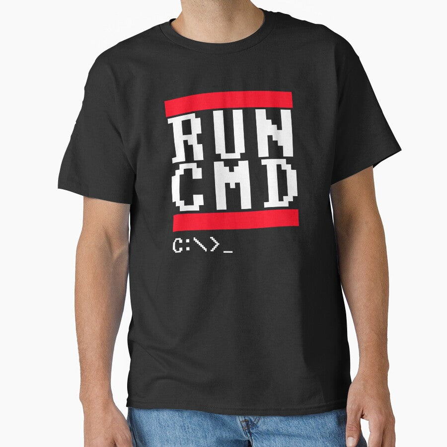 RUN CMD - tshirts and items for computer people by polygrafix Hoodie, Sweatshirt | BlankRebels.com (Image 1)