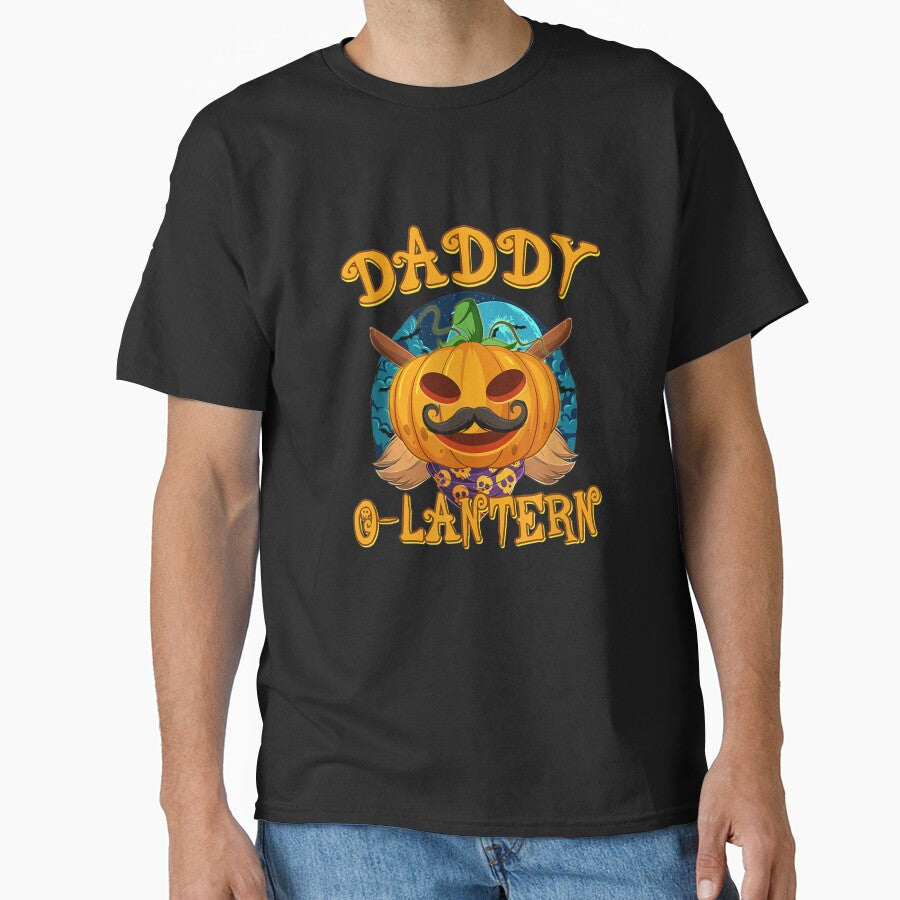 Mens Daddy Halloween Costume Jack O Lantern Pumpkin by Jonahjimenez T-Shirts, Hoodie, Sweatshirt | BlankRebels.com (Image 1)