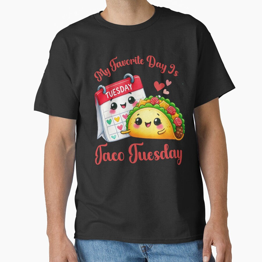 Kawaii My Favorite Day Is Taco Tuesday by AlienOccupation T-Shirts, Hoodie, Sweatshirt | BlankRebels.com (Image 1)