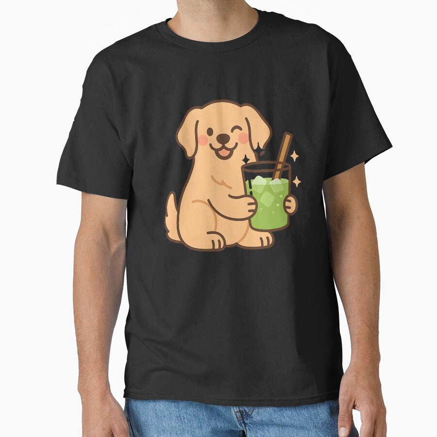 Cute Puppy Matcha Latte by MysticArtisan T-Shirts, Hoodie, Sweatshirt | BlankRebels.com (Image 1)