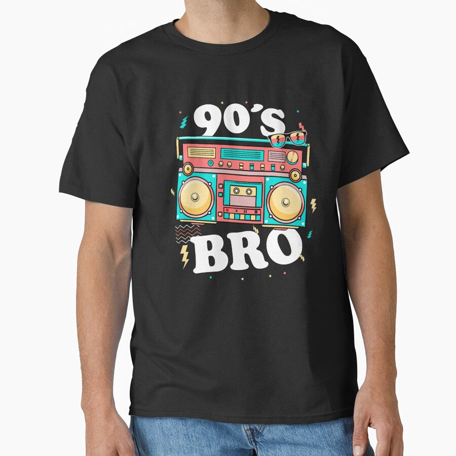 90´s Bro Vintage Costume by Músico Ilustre T-Shirts, Hoodie, Sweatshirt | BlankRebels.com (Image 1)