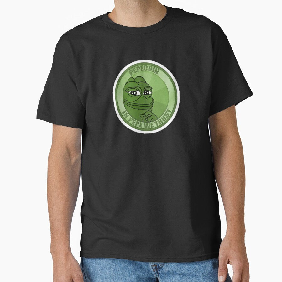 Pepe coin by ColoCryptonaut T-Shirts, Hoodie, Sweatshirt | BlankRebels.com (Image 1)