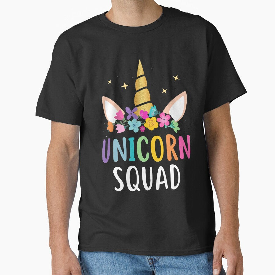 Cute Unicorn Squad Flower by jasperjuan77 T-Shirts, Hoodie, Sweatshirt | BlankRebels.com (Image 1)
