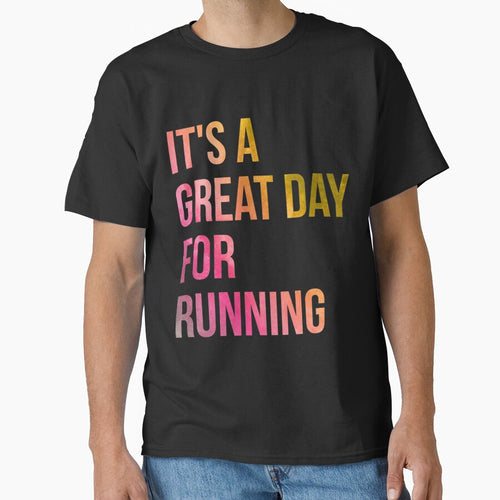 It's a Great Day for Running in Watercolo| Perfect Gift by sherricam T-Shirts, Hoodie, Sweatshirt | BlankRebels.com (Image 1)