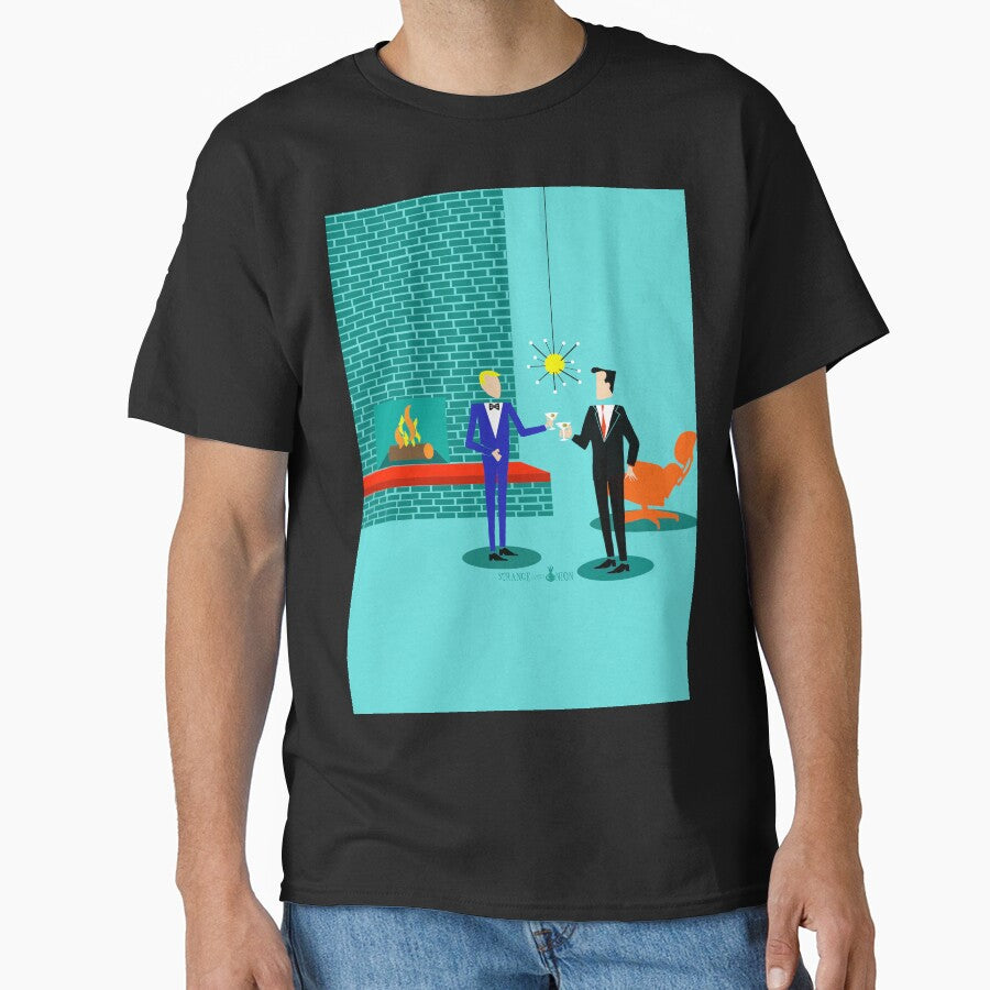 Mid Century Modern Gay Couple by StrangeLilOnion T-Shirts, Hoodie, Sweatshirt | BlankRebels.com (Image 1)