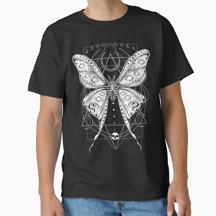 Macabre Luna Moth by vonKowen T-Shirts, Hoodie, Sweatshirt | BlankRebels.com (Image 1)