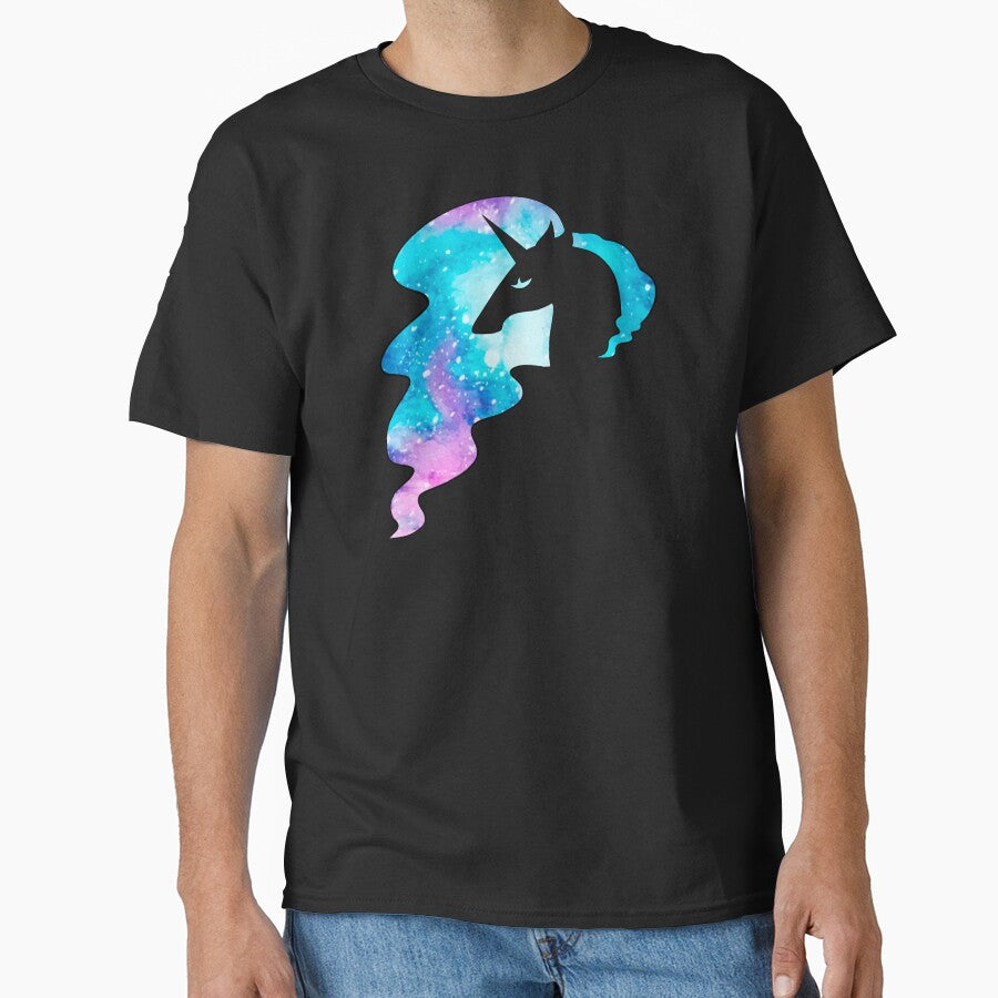 Elegant Galaxy Unicorn by Lady-Lilac T-Shirts, Hoodie, Sweatshirt | BlankRebels.com (Image 1)