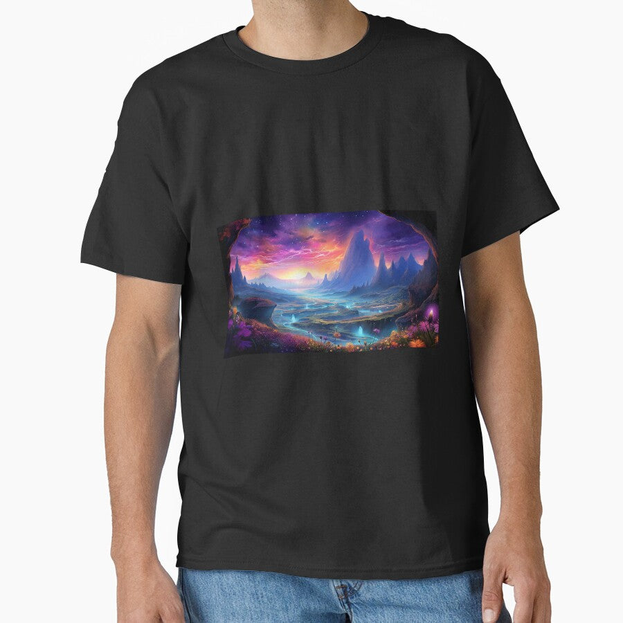 Fantasy Landscape Rainbow World T-Shirts, Hoodie, Sweatshirt
