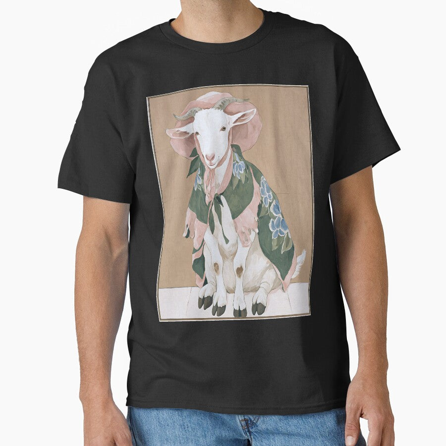 Charming Cottagecore Goat by bapupa T-Shirts, Hoodie, Sweatshirt | BlankRebels.com (Image 1)