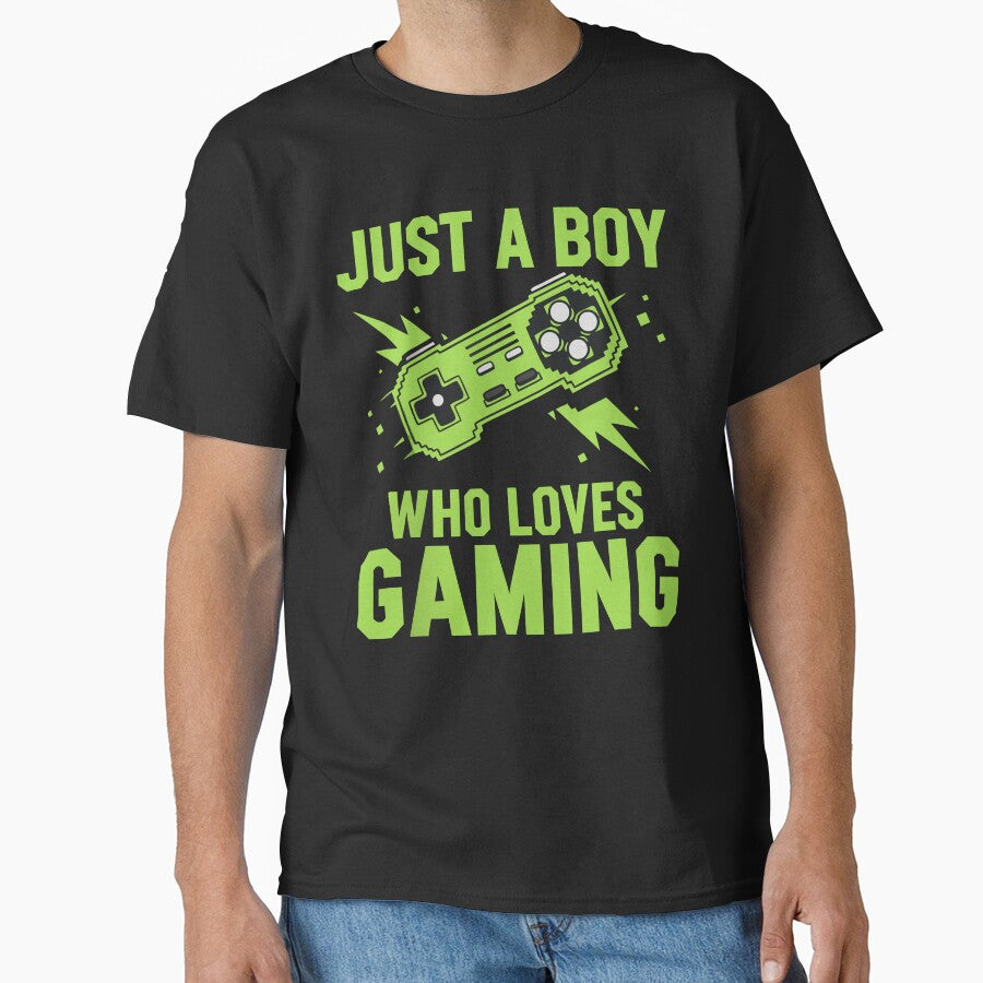 Just Boy Who Loves Gaming Controllers T-Shirts, Hoodie, Sweatshirt