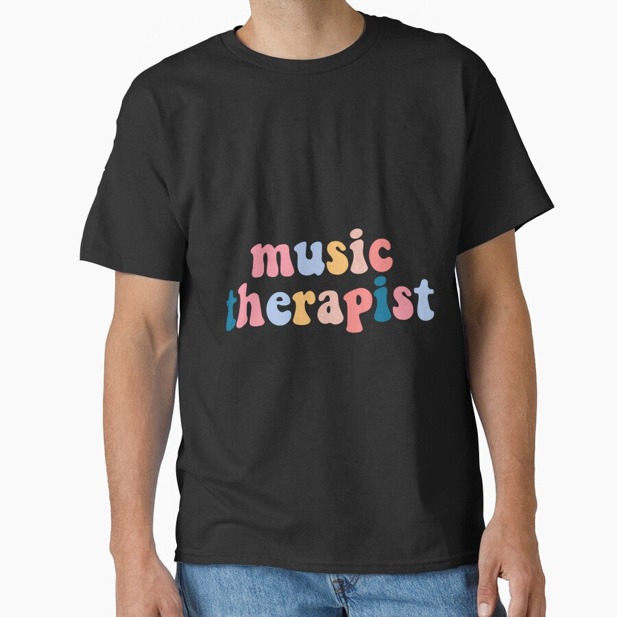 Music Therapist Typography Quote by crcdhmdefr20 T-Shirts, Hoodie, Sweatshirt | BlankRebels.com (Image 1)
