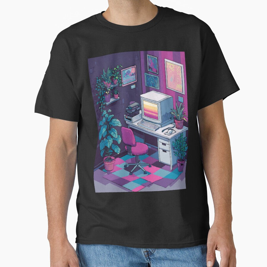 Vaporwave Aesthetic Pixel Art by bapupa T-Shirts, Hoodie, Sweatshirt | BlankRebels.com (Image 1)