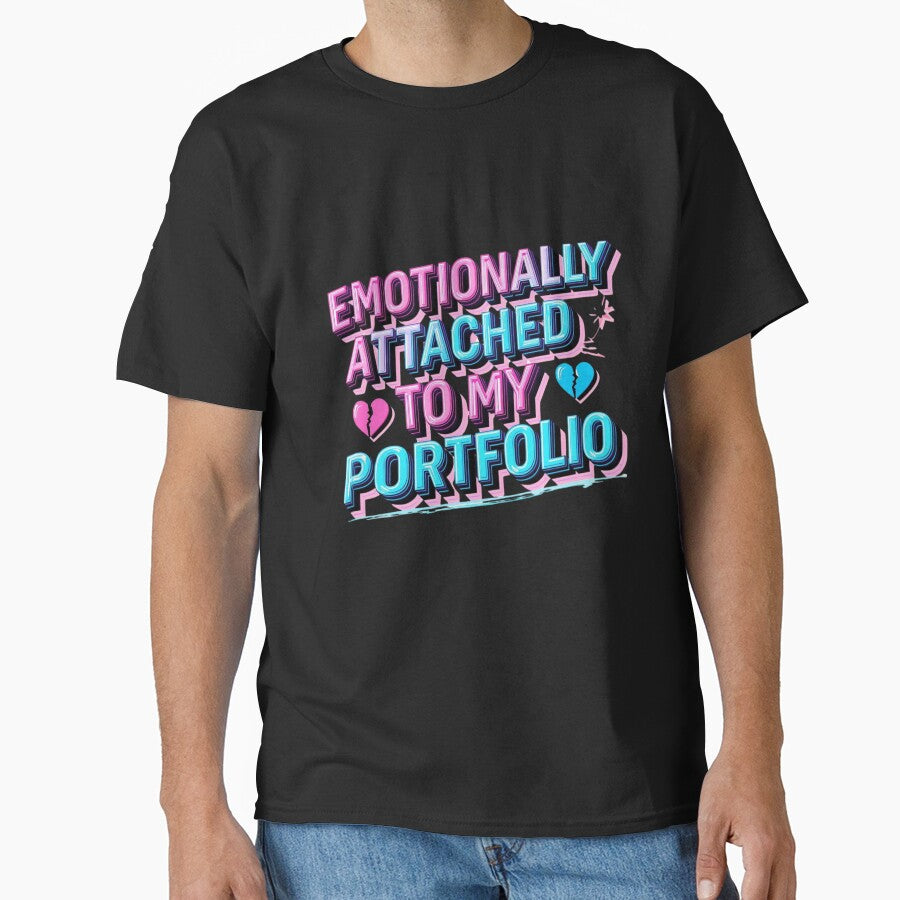 Emotionally Attached To My Portfolio Funny Trading Shirt by KapiPrint Hoodie, Sweatshirt | BlankRebels.com (Image 1)