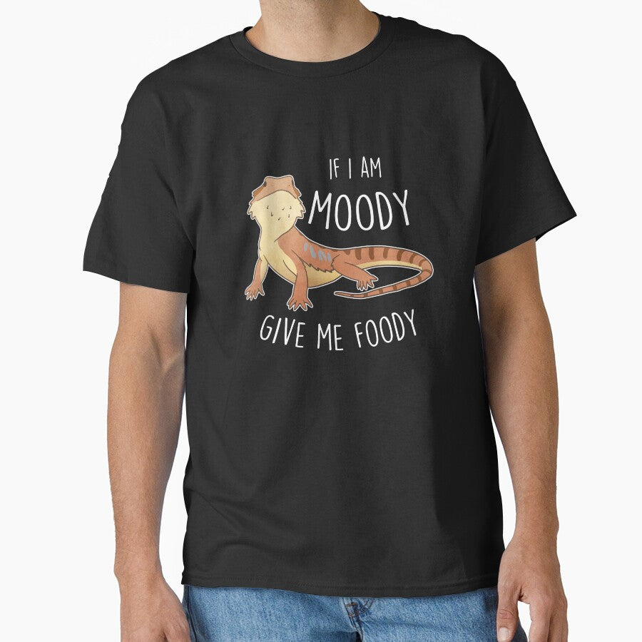 Bearded Dragon Lizard Moody Foody by Clara Hollins T-Shirts, Hoodie, Sweatshirt | BlankRebels.com (Image 1)