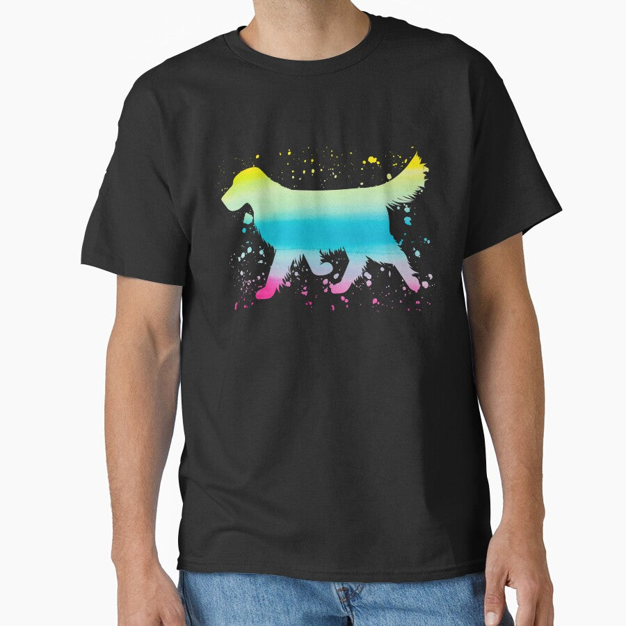 golden retriever dog watercolor golden retriever owner by alaechamlal T-Shirts, Hoodie, Sweatshirt (Image 1)