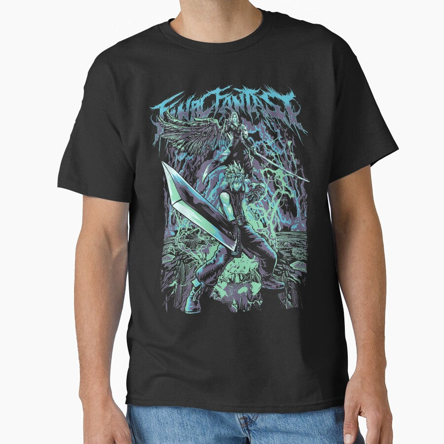 Final Fantasy Fan Art by Moth Punch T-Shirts, Hoodie, Sweatshirt | BlankRebels.com (Image 1)
