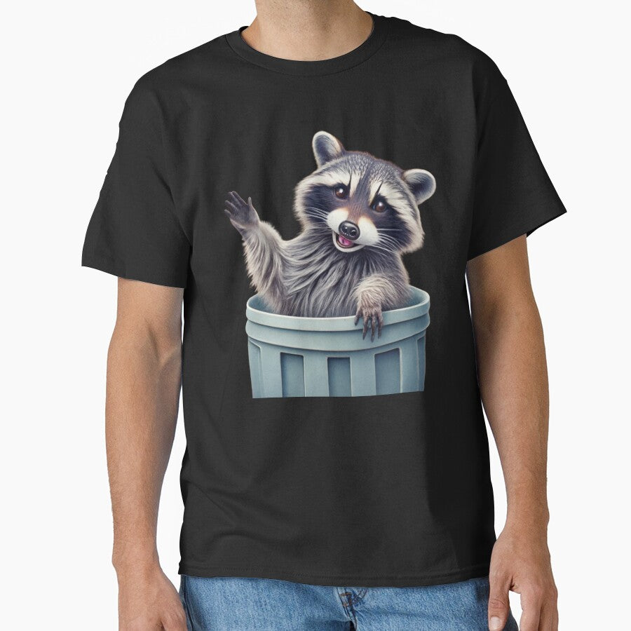 raccoon in trash by TranquilTrinket T-Shirts, Hoodie, Sweatshirt | BlankRebels.com (Image 1)