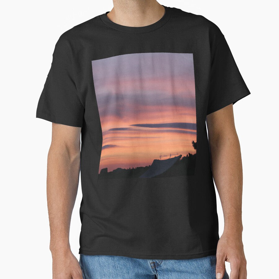 Blue Clouds Sunset by Burnout (⌣_⌣) T-Shirts, Hoodie, Sweatshirt | BlankRebels.com (Image 1)