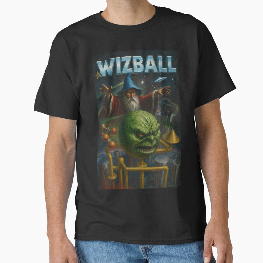 Wizball Retro Game Cover – Classic 80s Art T-Shirts, Hoodie, Sweatshirt