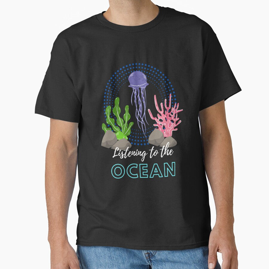 Listening to the deep  ocean by Spreading Smile T-Shirts, Hoodie, Sweatshirt | BlankRebels.com (Image 1)