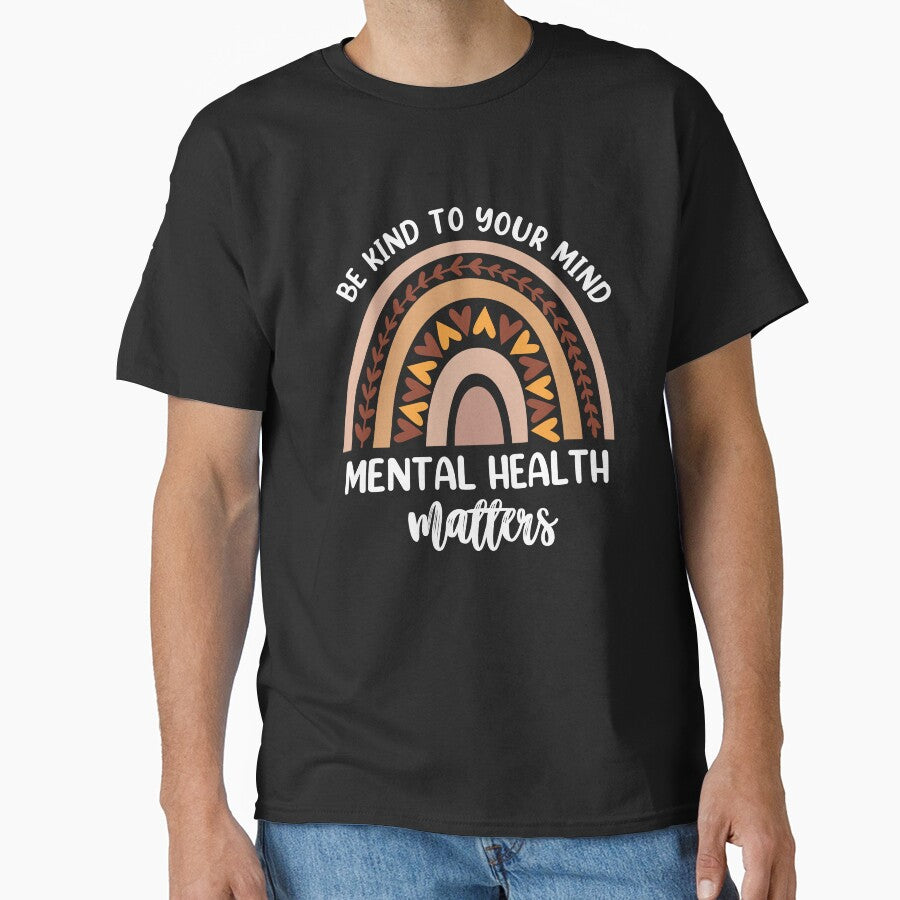 Be Kind To Your Mind Mental Health Matters Awareness by AdamBuffom T-Shirts, Hoodie, Sweatshirt | BlankRebels.com (Image 1)