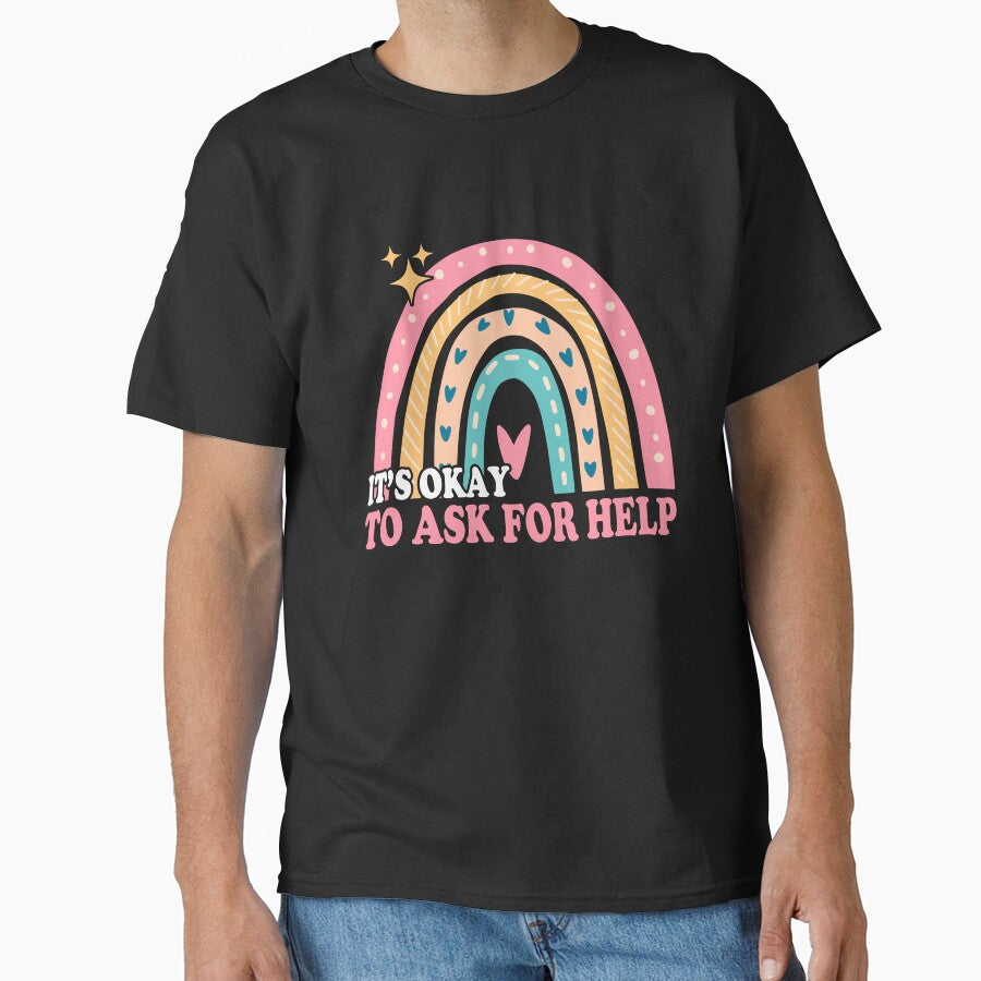 It's Ok To Ask For Help - Mental Health by AdjiratouToure T-Shirts, Hoodie, Sweatshirt | BlankRebels.com (Image 1)