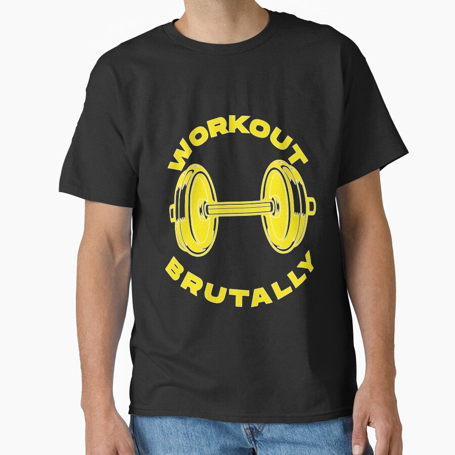Workout Brutally by UnshieldArt T-Shirts, Hoodie, Sweatshirt | BlankRebels.com (Image 1)